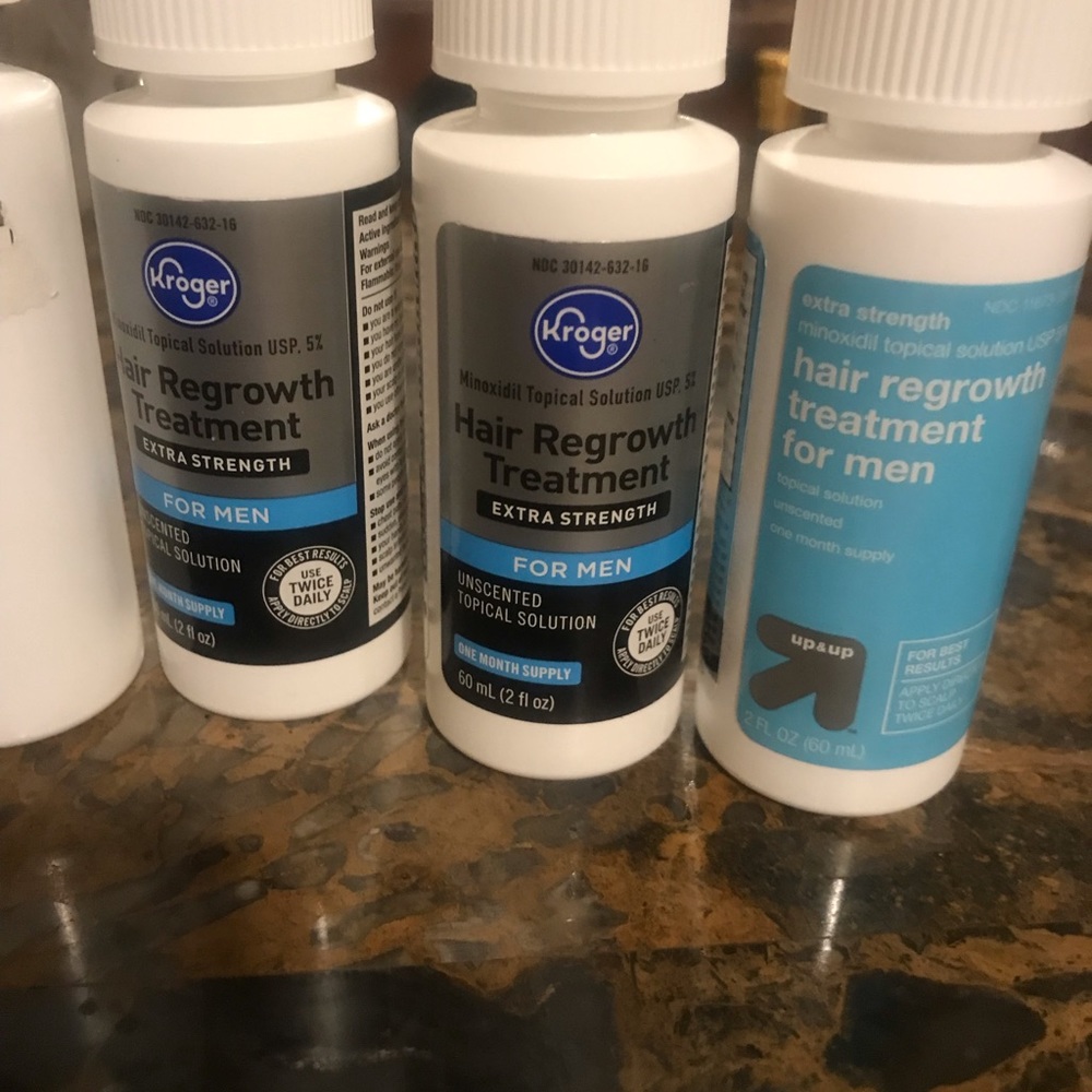 5% minoxidil hair regrowth treatment lot